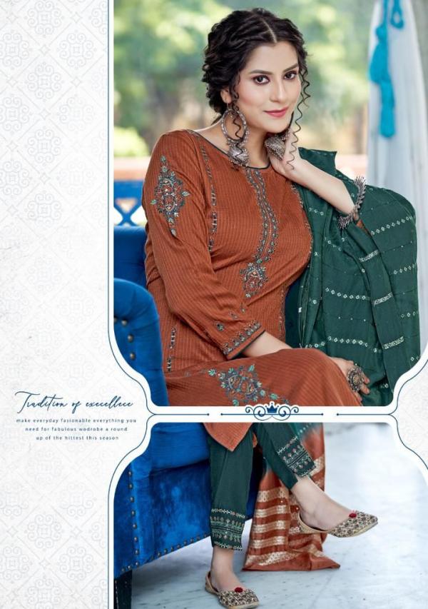 Ladies Flavour Aarohi Vol 8 Chinon Embroidery Designer Readymade Suit